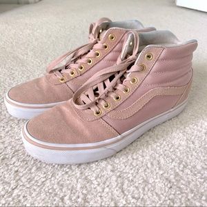 Vans High-Top Rose Gold Sneaker